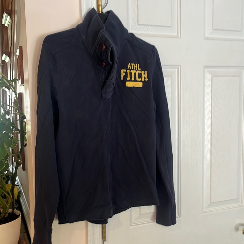 Abercrombie and Fitch size small dark blue polo